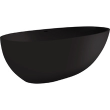 Bahama 1700mm Matte Black Freestanding Bath